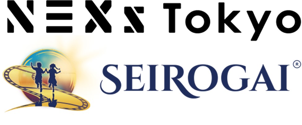 Image of NEXs Tokyo logo and SeiRogai, Inc. logo