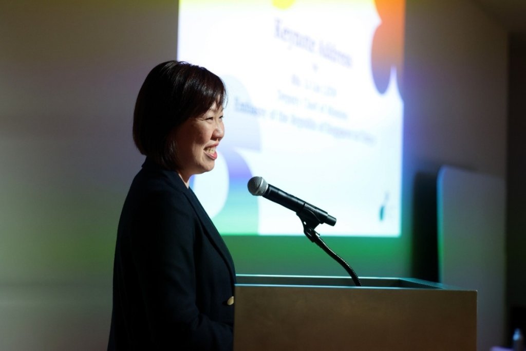 Li Lin Liew氏がイベントの開会の挨拶を担当